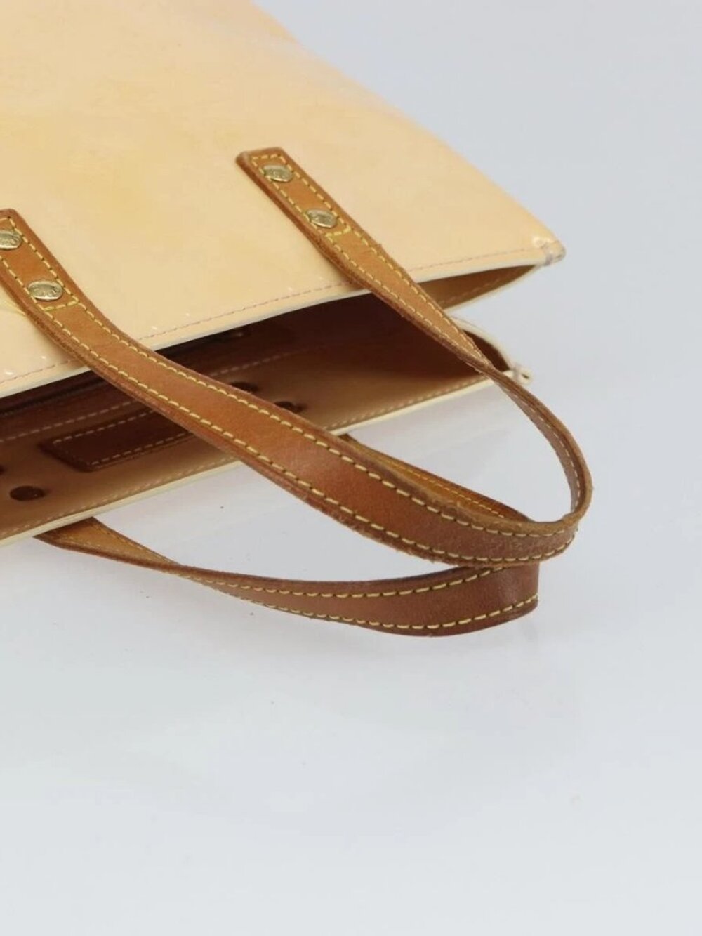 LOUIS VUITTON Monogram Vernis Reade PM Bag Marshmallow Pink M91306 Auth hk3342 - Picture 6 of 16